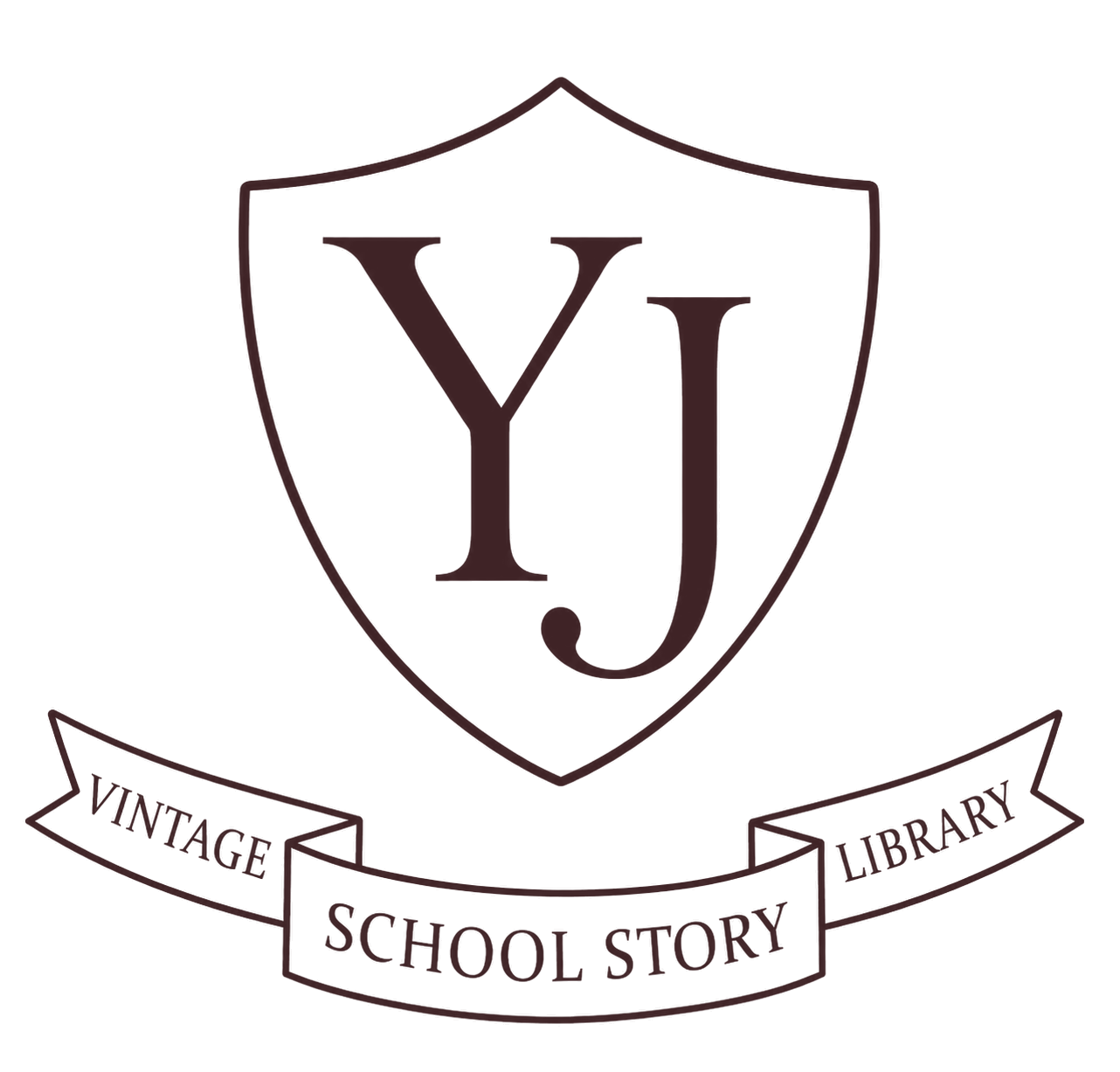 Yellow Jasper Vintage School Story Library crest